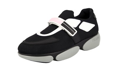 PRADA Bike Cloudbust Sneakers - 1E293I - Black Grey  NEW -  US 7 EU 37