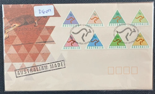 1994 Australian Made Triangle Kangaroo Stamps FDC First Day Cover