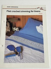 Marshall Cavendish Filet Crochet Trimming For Linens Crochet Pattern