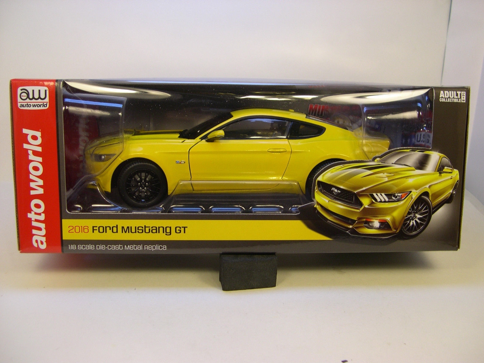 yellow mustang toy car