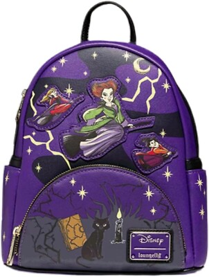 Loungefly Hocus Pocus Tonight We Fly Exclusive (Glow in the Dark) Mini Backpack