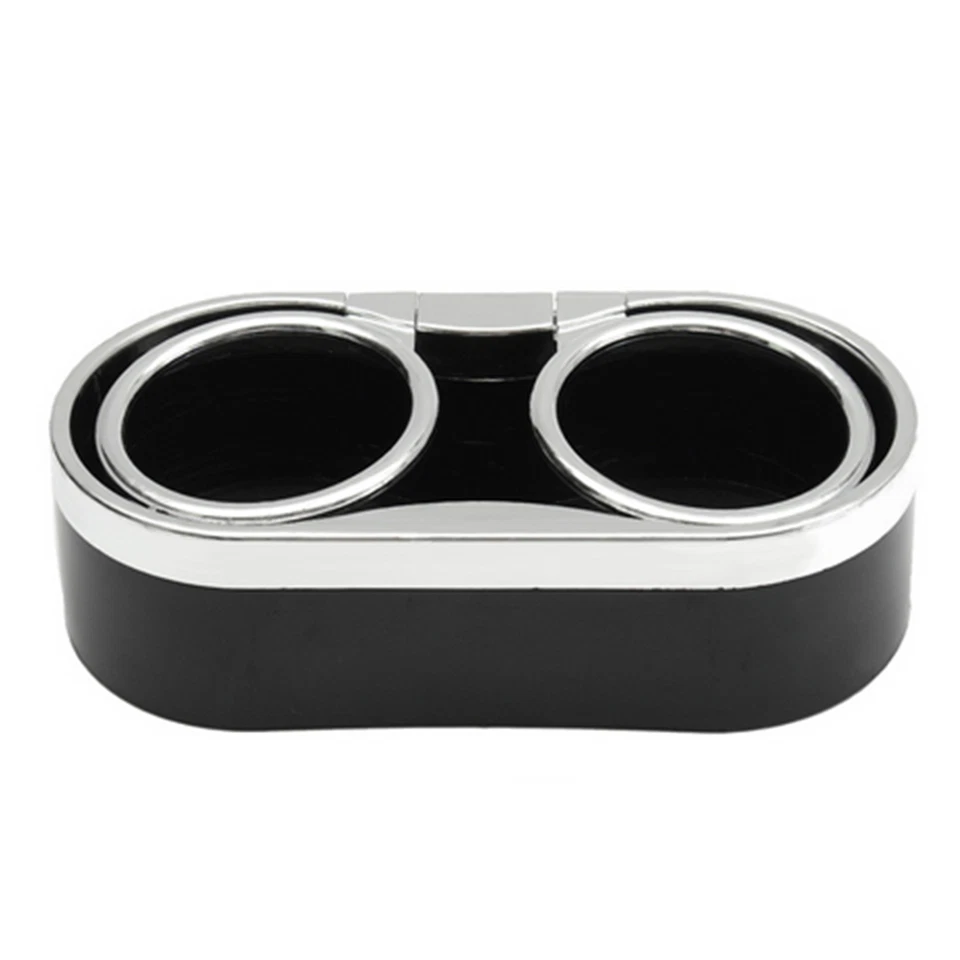 Black Accessory Car Truck Mount Drink Bottle Interior Dual Cup Holder Stand NEW — 第 3/4 张图片