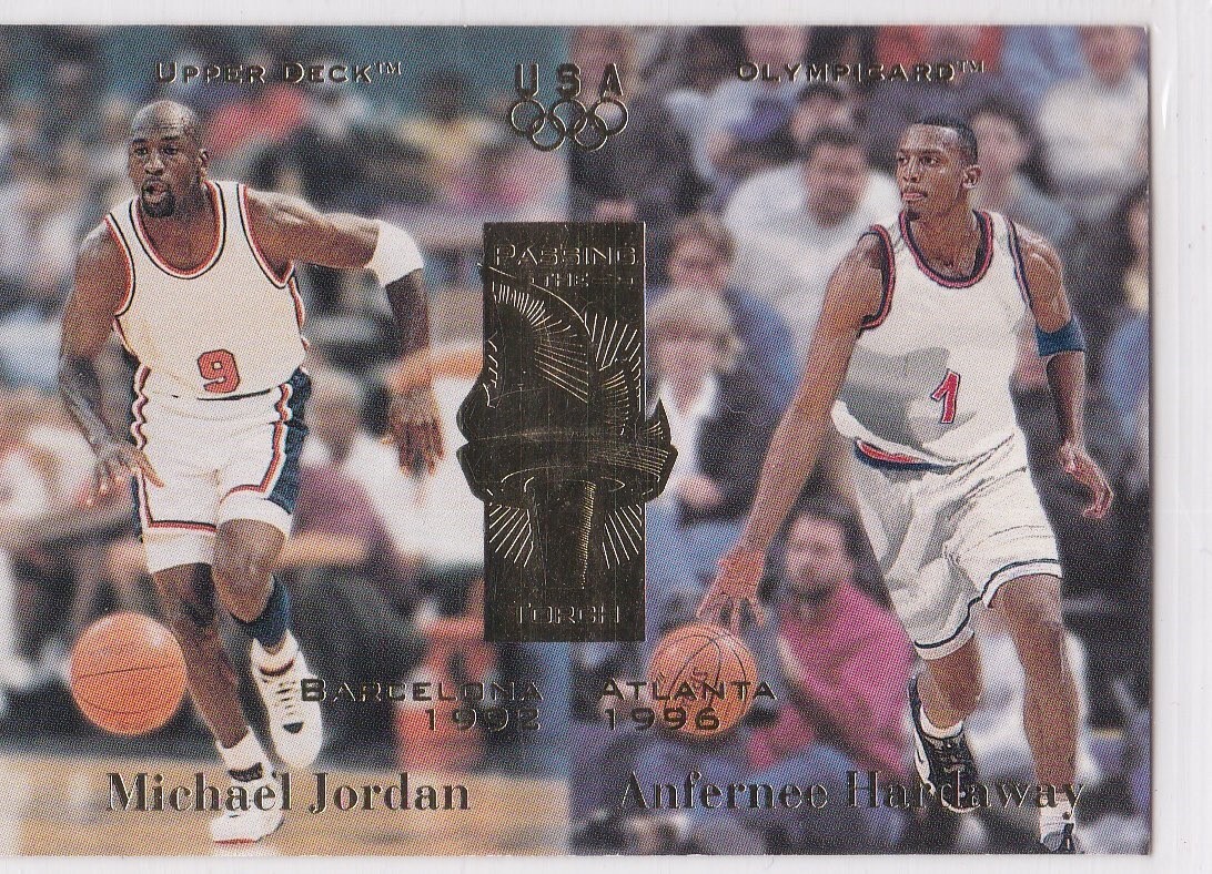【激レア】NBAカード　1996年　マイケル・ジョーダン MICHAEL JORDAN 1996 Upper Deck Olympicard DREAM TEAM USA