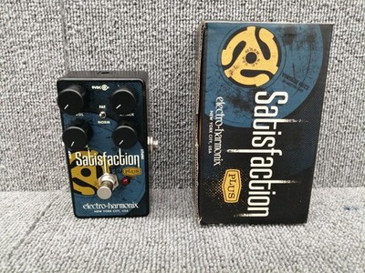Electro-Harmonix Satisfaction Plus Fuzz Guitar Effect Pedal Tested JAPAN