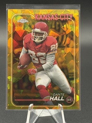 2024 Topps Chrome Sapphire Edition Dante Hall #97 Gold 24/50 KC Chiefs