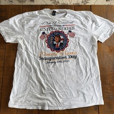 Men s 47th Presidential Inauguration T-Shirt Size Extra Large Trump