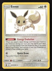 Eevee SV41/SV94 Hidden Fates Shiny Vault Holo Rare