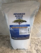 Advanced Acacia Fiber Powder 2.5 Ibs (40Oz) Organic Soluble Fiber Leaky Gut R...
