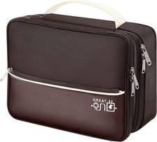 Electronics Travel Organizer, Double Layer Cable Organizer Bag Waterproof Ele...