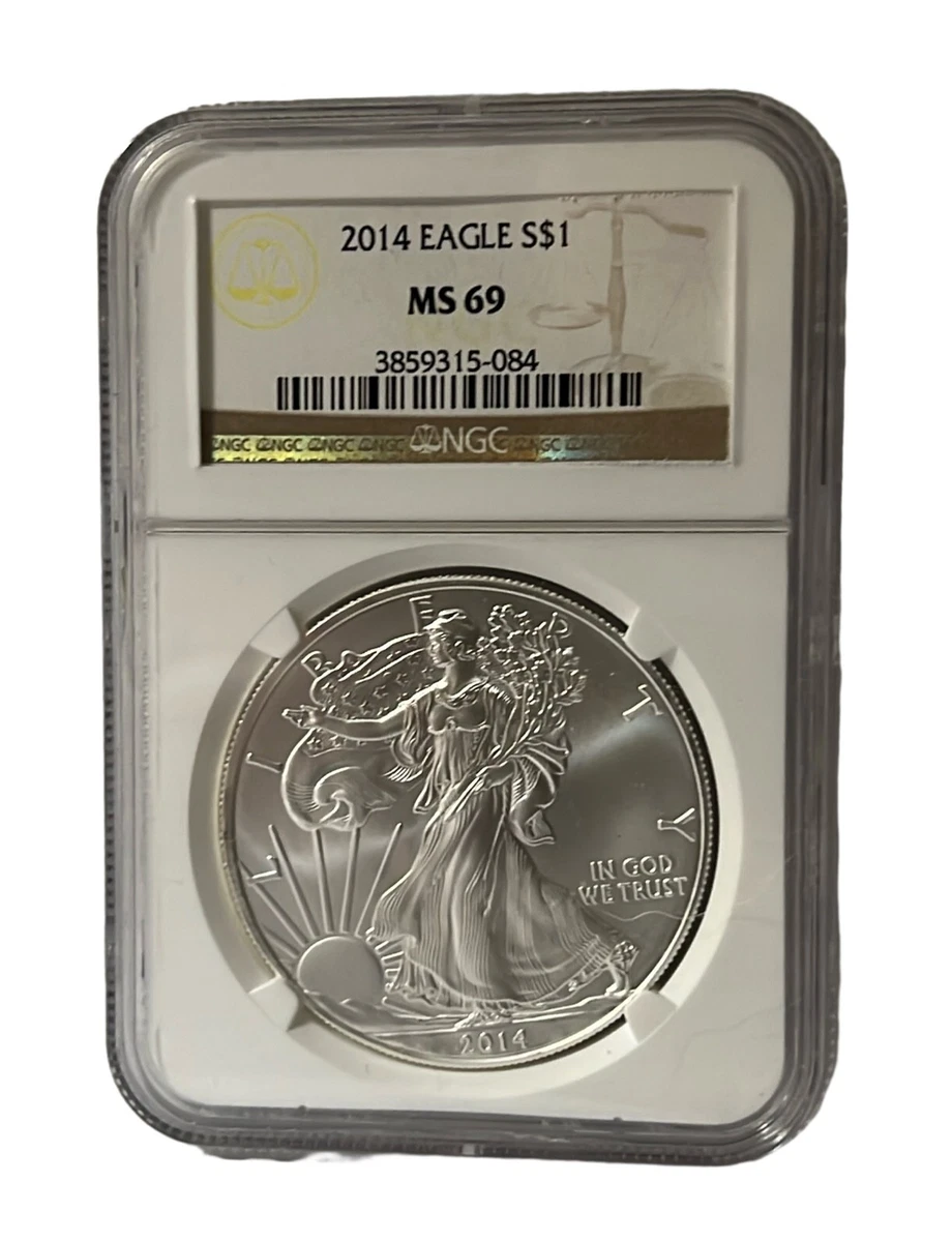 American Eagle MS 69 Graded 2014 Silver Bullion Coins for sale | eBay