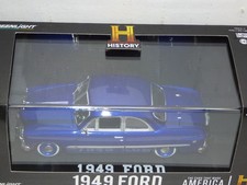 Greenlight 1:43 scale 1949 Ford 2 door sedan metallic blue