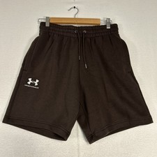 Under Armour Men's Icon Fleece Loose Fit Shorts Kona Brown Small Workout Casual