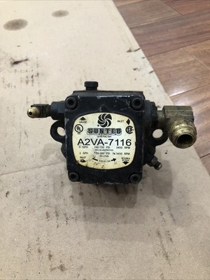 Suntec A2VA-7116 Single Stage Oil Burner Fuel Pump 3 GPH 100 PSI 3450 RPM