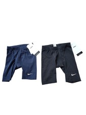 Nike Swim Boy's Hydrastrong Jammer Swimsuit shorts Black Blue size 24--2 Sets
