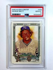 2025 Topps Allen & Ginter GEORGE BRETT #308 PSA-10 Kansas City ROYALS