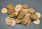 Roll of (50) 1941 Lincoln Wheat Cents | AVERAGE CIRCULATED