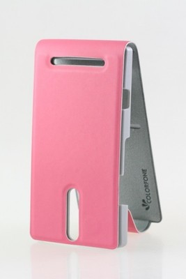 Handytasche Etui Flip Business Case Sony Xperia S LT26i Smartphone Etui pink