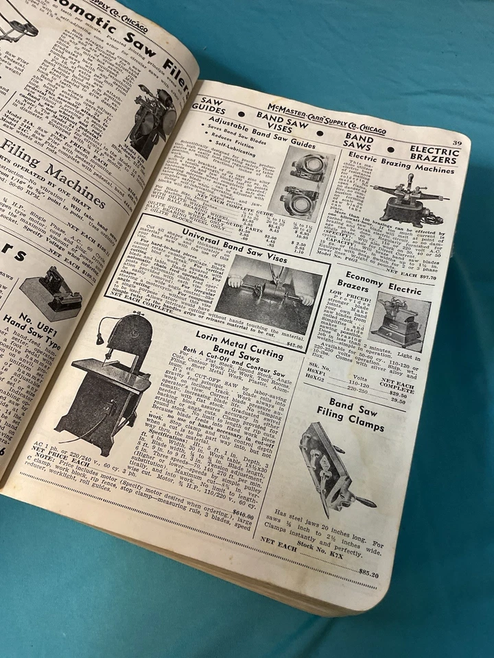 1954 McMaster-Carr Catalog 60 - Industrial Tool Prices - Chicago Collectors - Image 3 of 4