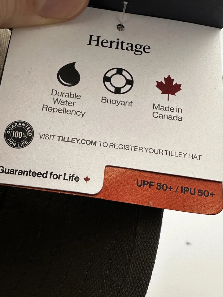 Sombrero Tilley Cubo Ajustado Para Hombres 7 3/4 Oliva UPF 50+ Heritage Repelente al Agua T3 Foto 3 de 4