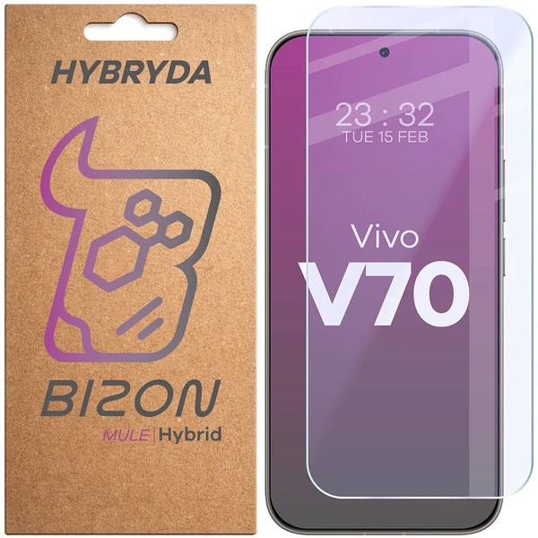 Hybridglas FüR Vivo V70 5G Bizon Schutzglas Displayschutzglas Bildschirmschutz-image