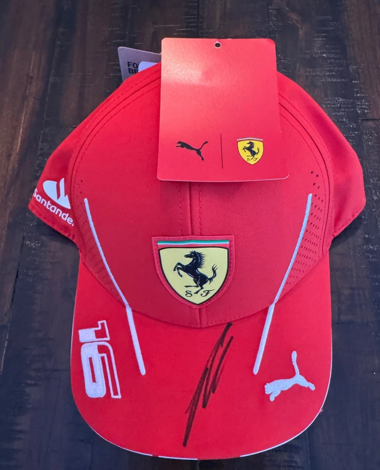 Charles Leclerc signed Ferrari F1 Racing official 2024 Puma hat JSA COA PROOF - Image 2 of 4