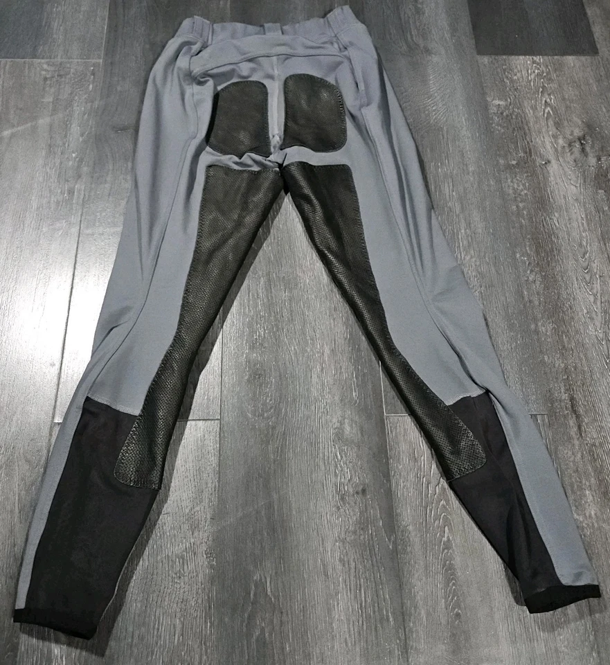 Fits Performax Pull-On Breech M Gray Full Seat Deerskin All Season Equestrian - Image 2 of 4