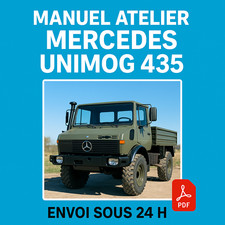 Manuel Atelier Mercedes Unimog 435 Revue Technique Français RTA CD PDF