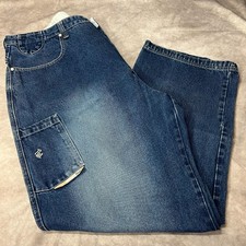 Rocawear Vintage Y2K Men's Jeans 42x32 Baggy Skater Embroidered