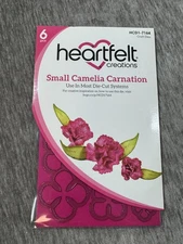 Heartfelt Creations Small Camelia Carnation Craft Dies 6pc HCD1-7164 Flower
