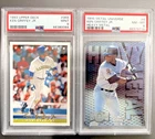 Ken Griffey Jr 2-Card Lot - 1996 Heavy Metal / 1993 Upper Deck PSA 8 & PSA 9