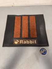 Vw Mk1 Rabbit Cabriolet Caddy Red Rear Floor Mat Oem Genuine