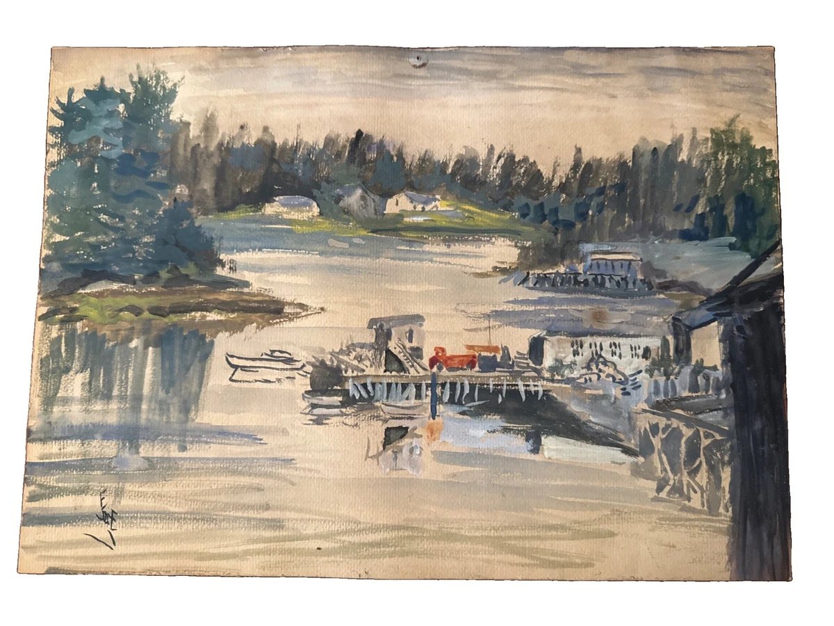 Watercolor Painting Original Nautical Art Paintings for sale | eBay