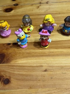 Fisher Price Little People Lot 6 Figures Disney Character Princess Minnie Toy