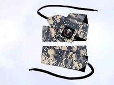 Digital Camo Rip Stop Wrist Wraps for CrossFit, Gym, Weightlifting