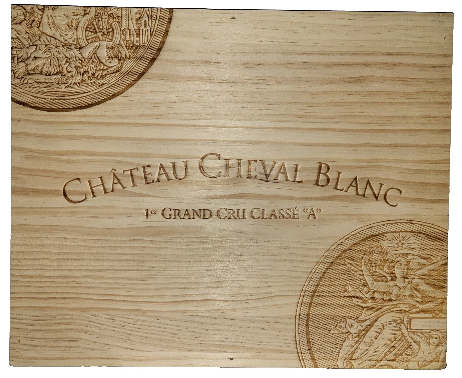 White Wooden Wine Bags