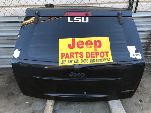 2005 - 2010 JEEP GRAND CHEROKEE REAR GATE COMPLETE OEM BLACK 