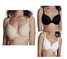 Ladies T Shirt Bra Full Moulded Cup Straps Padded Top Underwire Underwear Sizes