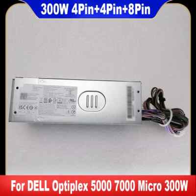 For DELL Optiplex 5000 7000 Micro 300W Power Supply 03XY3J H300EPS-01 01GJMK