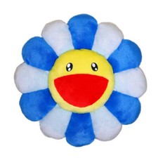 Takashi Murakami Flower Cushion Blue Pillow plush 30cm Complexcon kaikai kiki