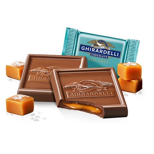 SALTED CARAMEL MILK CHOCOLATE GHIRARDELLI SQUARES (Lindt Lindor) eBay