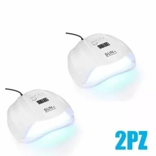 SUN X Lampada LED UV 54W Fornetto Unghie x2 - Tecnologia Avanzata