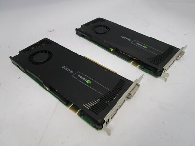QTY-NVIDIA Quadro 4000 2GB GDDR5 PCI-e Video Graphics Card / 0731Y3