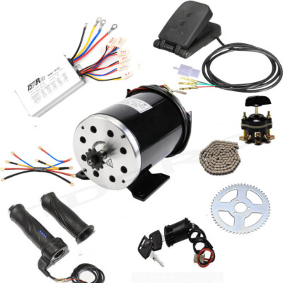 48v1000w電動自転車コントローラーセット(750-1000wモーター用) 48V 1000W Brush Motor Kit Controller Chain Sprocket Electric Go