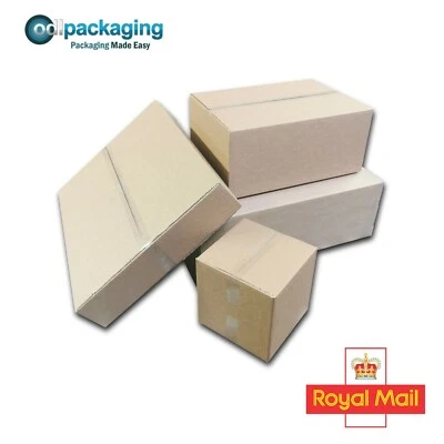 Royal Mail Small Parcel Large Letter Corrugated Cardboard Postal Boxes & Wraps