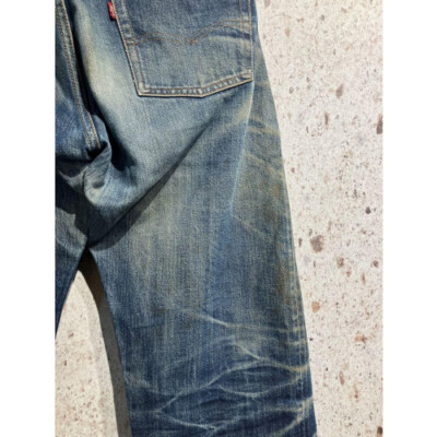 米国製Levi's vintage clothing 66501 w30 00s LEVI'S VINTAGE CLOTHING 66501 BIGE W31 [Good Stains, damage