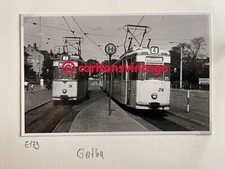 Tw 34 und 214 Linie 2/4 Gotha Hbf I Historisches Straßenbahn Foto