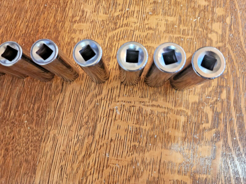 Vintage Craftsman Socket Sets 6 PT 9 Piece 3/8 34439 SAE 34443 Metric USA Tools - Picture 10 of 18