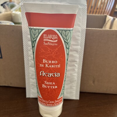 Elarila San Pellegrino ACACIA TREE Shea Butter Shower & Bath 8.4 Oz New Sealed