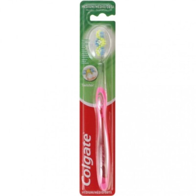 Colgate Zahnbürste Twister Fresh medium  12er Pack (12 x 1 Stück),