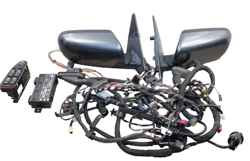 94-01 BMW E38 740IL 750IL 740I POWER FOLDING SIDE VIEW MIRRORS & MODULE SWITCH-